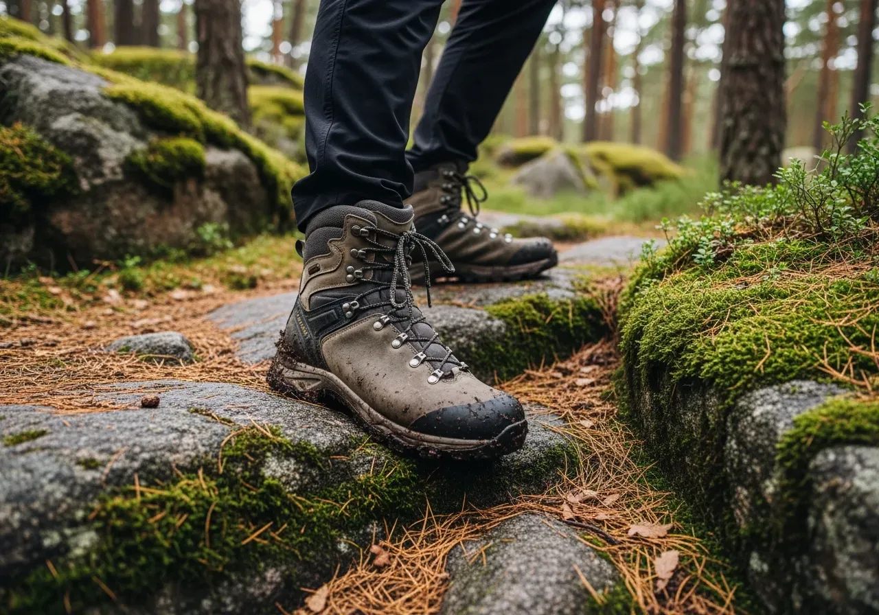 Värmesulor i kängor utomhus
