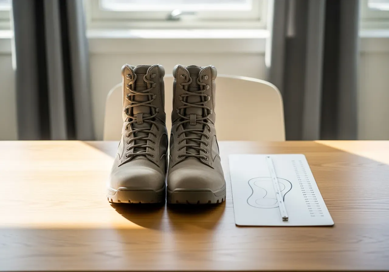 Storleksguide för 5.11 8 tums kängor