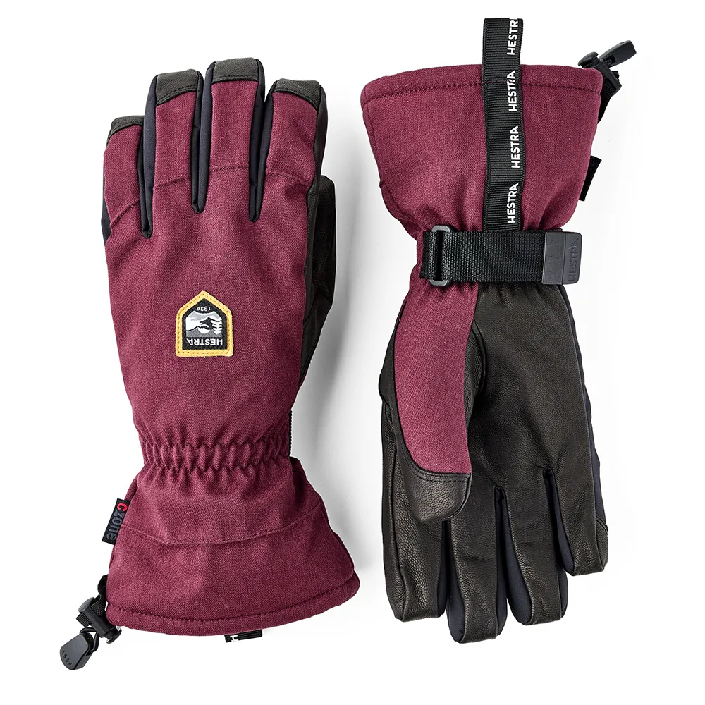 Hestra Handskar CZone Mountain - 5 finger Bordeaux - 8