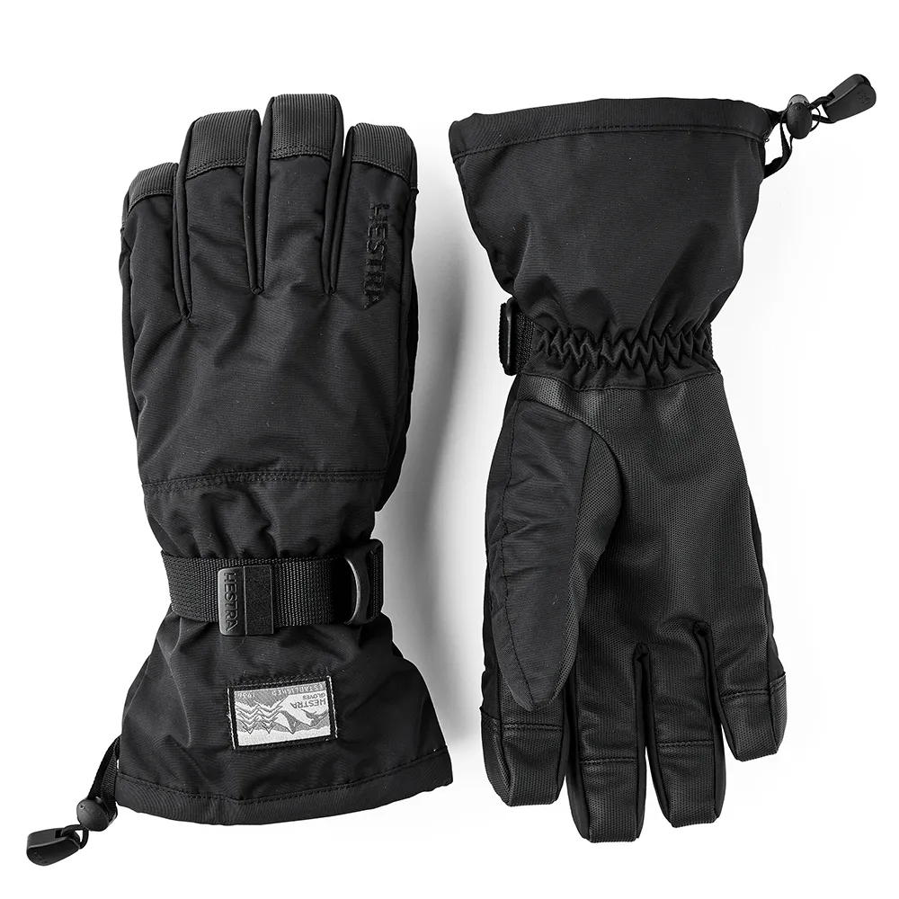 Hestra Handskar Gauntlet Sr. - 5 finger Svarta - 11