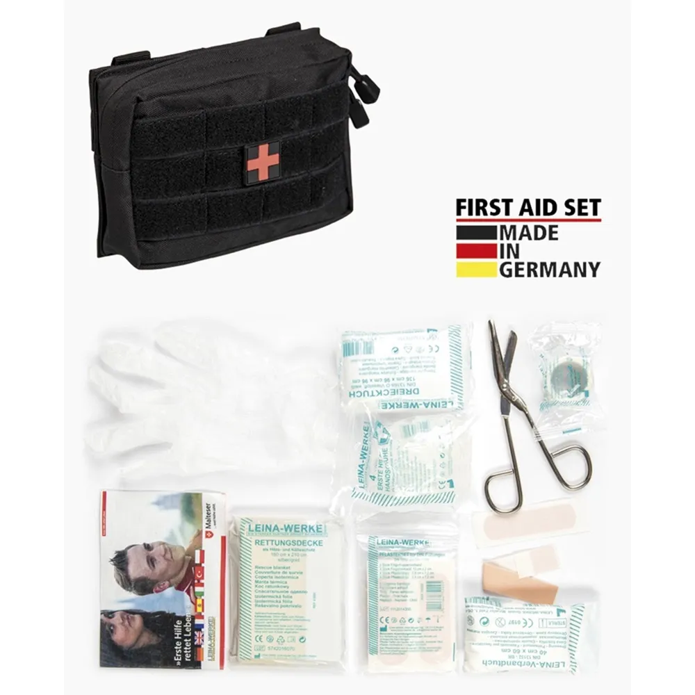 Miltec Litet First Aid Kit Molle Svart