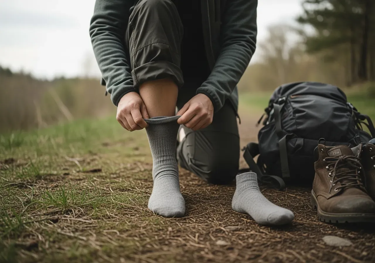 Byta strumpor i fält rutin