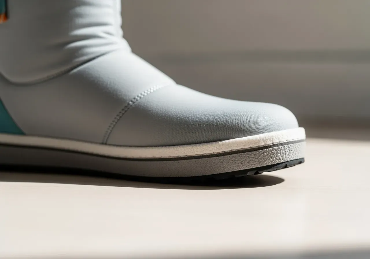 Isolering utanför foten för fotkomfort