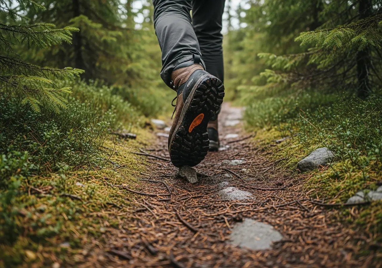 Pannlampa för fotvård i mörker