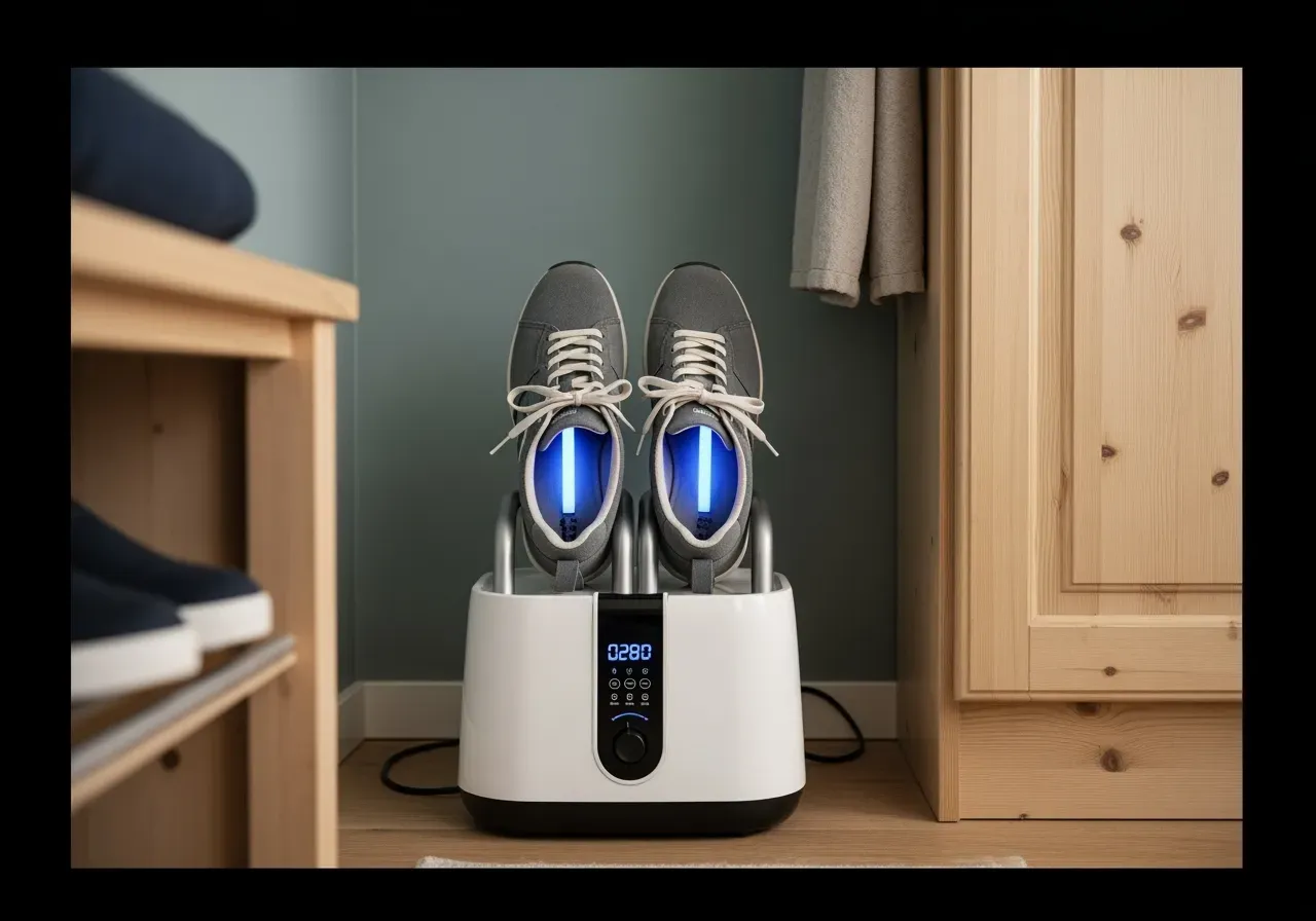 Skotork och UV för torra skor