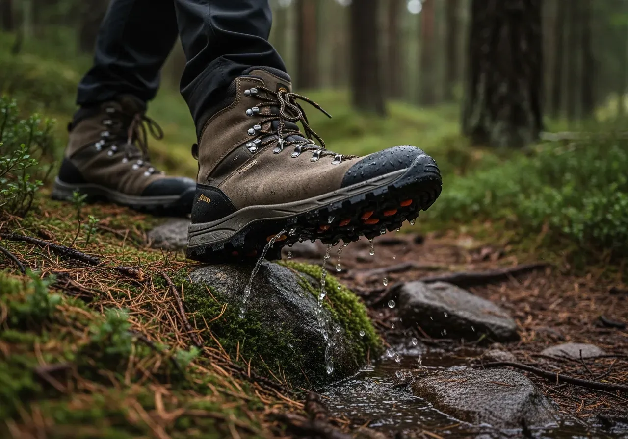 Värmestrumpor i skyddskänga utomhus