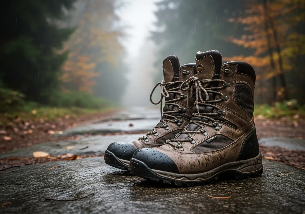 Vattentät förvaring för väktarhandskar och skaljacka