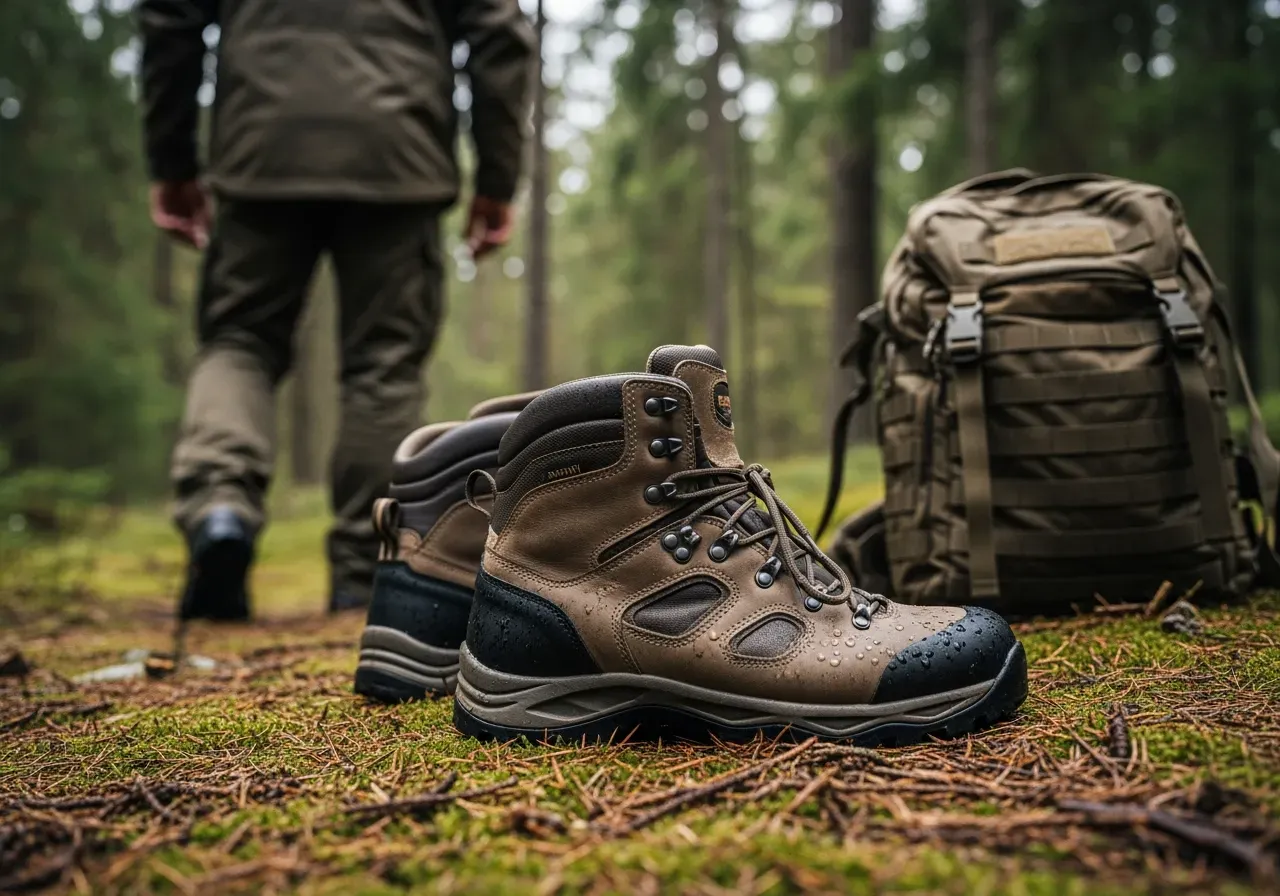 Vattentät förvaring för kängor och strumpor