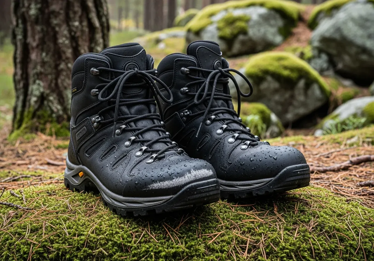 Vattentäta tjänstekängor för jakt